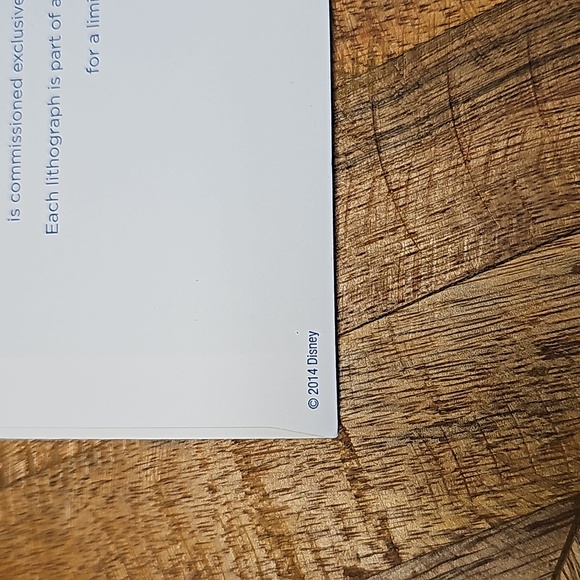 Groot Disney Movie Club Guardians of the Galaxy vol 2 Disney's Lithograph - Picture 5 of 6
